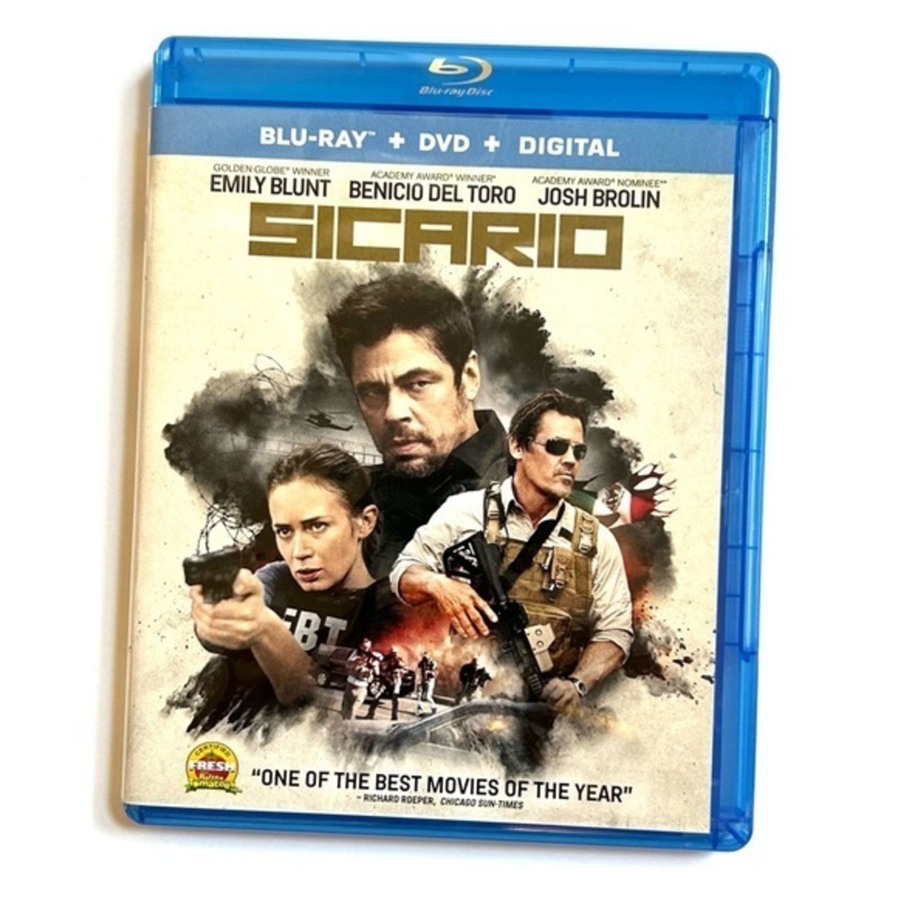 3 For $13! SICARIO - Emily Blunt - Blu-ray + DVD Over 100 Titles to Choose From!